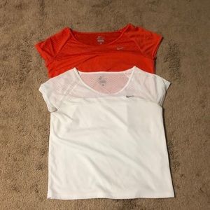 two loose nike athletic tees